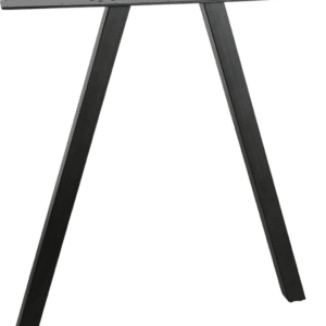 Understel bordben WOOOD Tablo til plankebord sort metal H72ÃB79ÃD10 cm